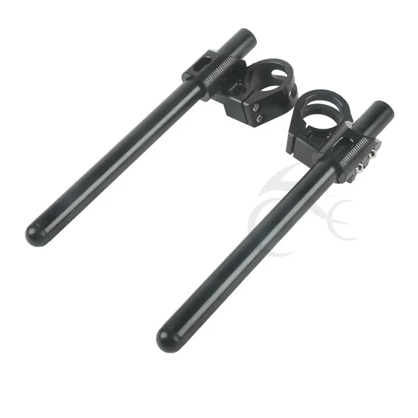 

37MM Black CNC Clip-On Handle Bar Cafe Racer for KAWASAKI NINJA 250R 2008-2012 2009 2010 11