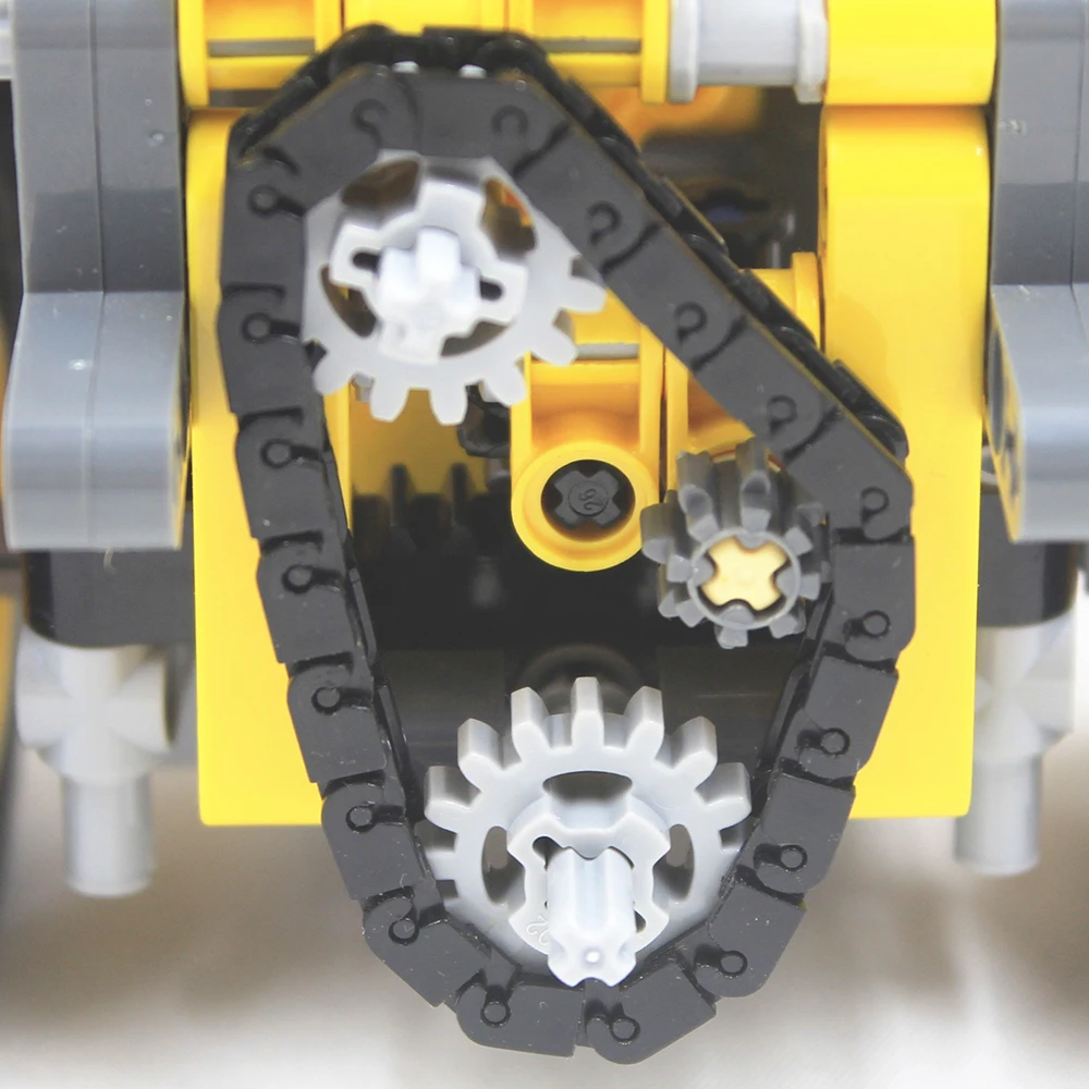 Building Blocks Bricks Pack MOC Technical Track Parts 100pcs Tank CHAIN LINK M=1 Compatible with Lego for Kids Boys Toy 3711