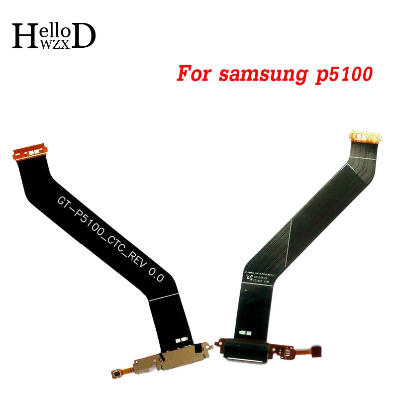 A+++ For Samsung Galaxy Tab 2 P5100 Tab 3 P5210 P5200 Charger Charging Flex Cable USB Dock Connector Port + Microphone Cables