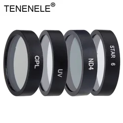 TENENELE Drone CPL Filter UV Star ND4 Lens Filters For DJI Phantom 3 4K Advanced Standard SE Professional Drones Accessories