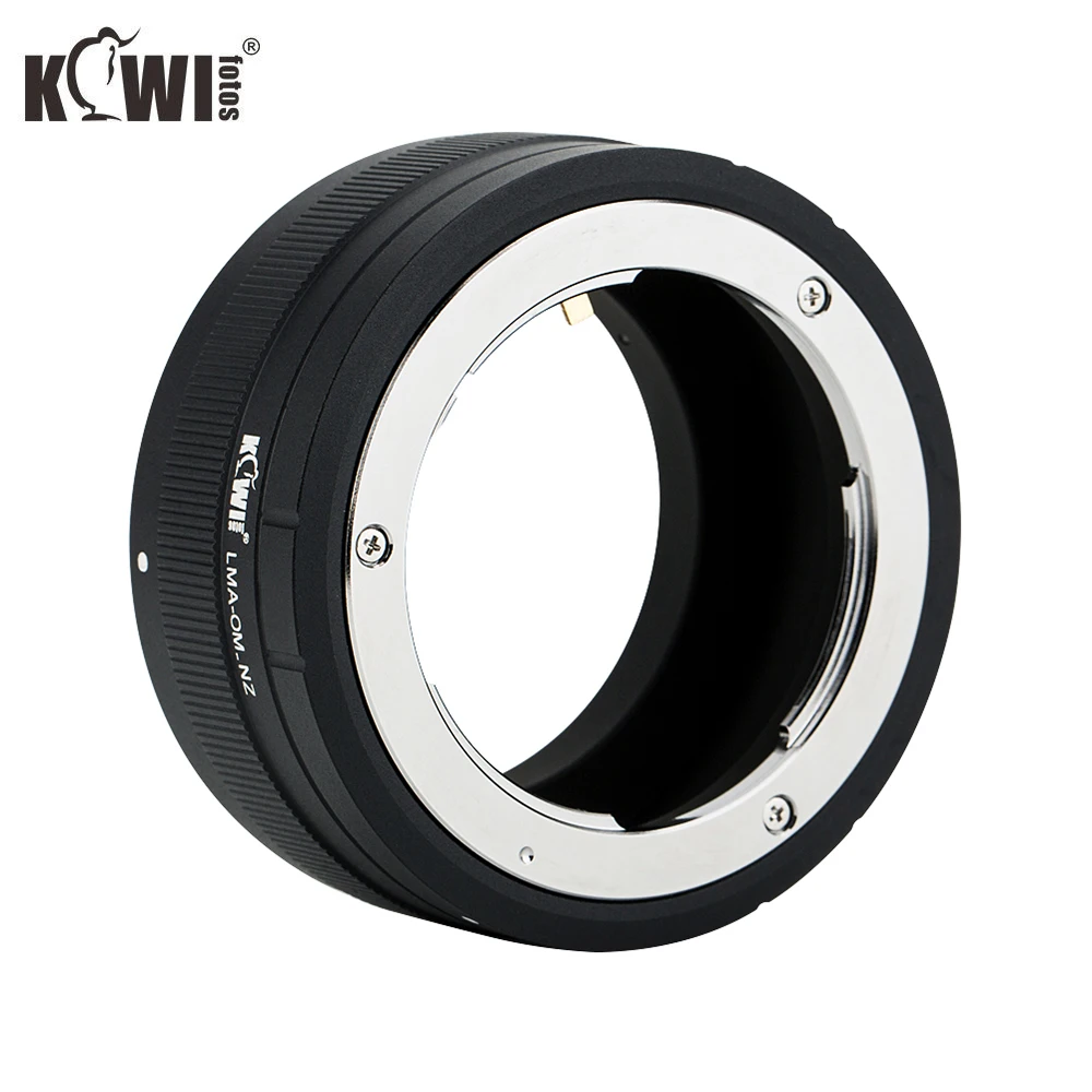KIWIFOTOS LMA-OM_NZ عدسة محول عصابة لأوليمبوس OM جبل ل نيكون Z جبل الألومنيوم سبائك 69x34.8mm