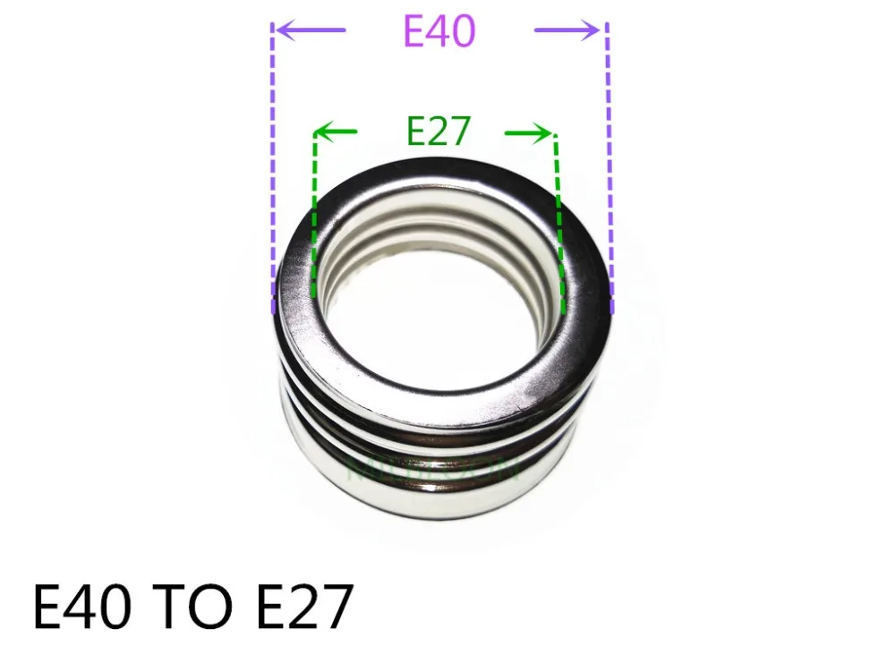 E40-E27 Lamp Holder Converter E40 turn TO E27 Lamp adapter E40 turn into E27 holder change to E40 base change into E27