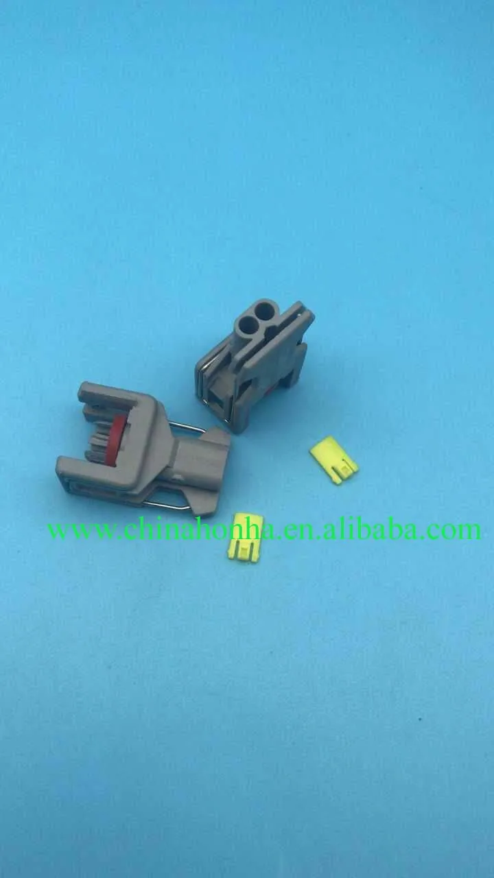 

Free shipping 10 pcs 2Pin Auto fuel spray nozzle/oil atomizer plug,Car Electrical plug for Delphi connector