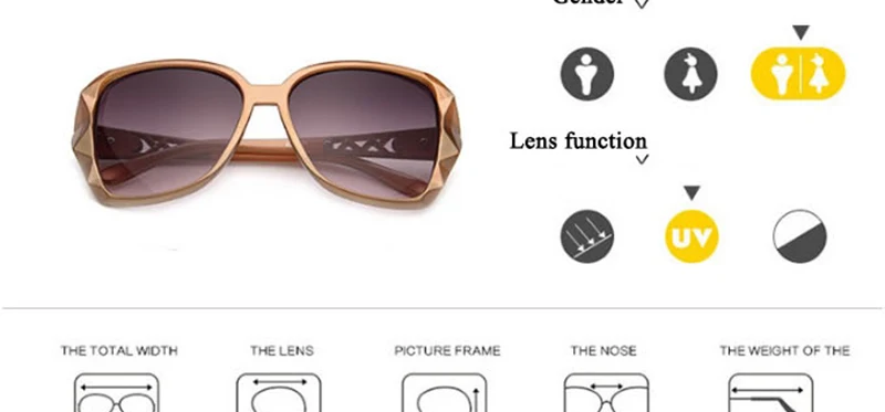 Fashion Square Sonnenbrille Frauen Luxus Marke Große Lila Sonnenbrille Weibliche Spiegel Shades Damen Oculos De Sol Feminino – Detail 2