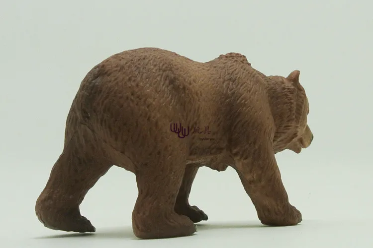 Hot toys:Walking Brown Bear Simulation model  Animals   kids  toys children educational props