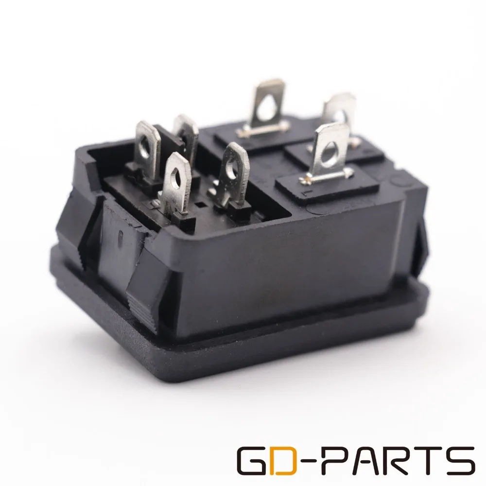 IEC 320 C14 أنابيب التيار المتناوب مقبس الطاقة مدخل وعاء مع ON OFF الأحمر الأسود الروك التبديل CE CCC TUV KC شهادة AC250V 10A