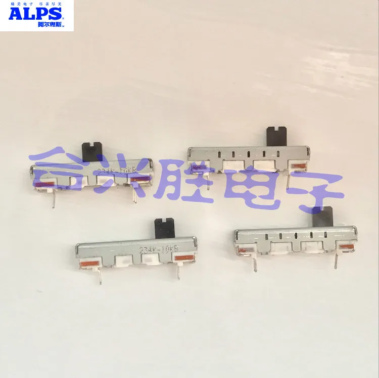 5pcs for ALPS 3 cm slide potentiometer mixer microphone volume pusher straight single B10K