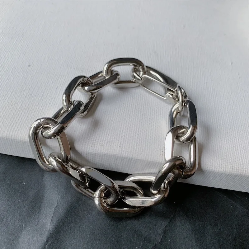 Fashion Simple New Aluminum Metal Bracelet Vintage Personality Bracelet Jewelry Wild Bracelet Hot Sale