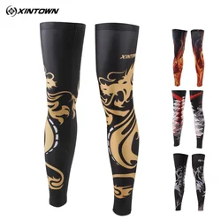 XINTOWN No-Slip Cycling Leg Warmer Bike Bicycle Guards Knee Warm Sleeves Covers Windproof Size S-XXXL 16 COLORS