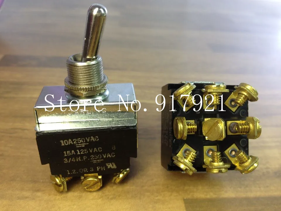 [ZOB] The original American CARLING Ka Ling 3/4H P 9 foot 10A250A 1.2.OR 3PH imported toggle switch  --5pcs/lot