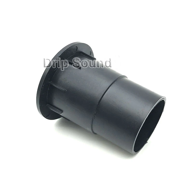 2pcs Speaker Port Tube Bass Subwoofer Audio Reflex Tube Loudspeaker Box Vent 40x55mm #Black
