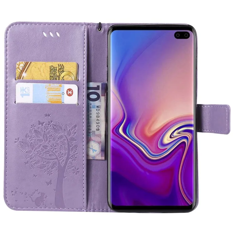 Wallet Case For Samsung Galaxy S7 Edge S8 S9 S10 Plus S20 FE S21 Ultra Note 10 Lite S10E PU Flip Leather Cover Card Slots Coque