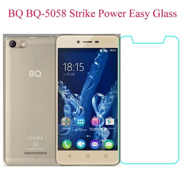 Tempered Glass For BQ 5058 bqs BQ-5058 Strike Power Easy Screen Protector For BQ 5060 5070 5059 5037 5700L 5020 5044 Film Guard