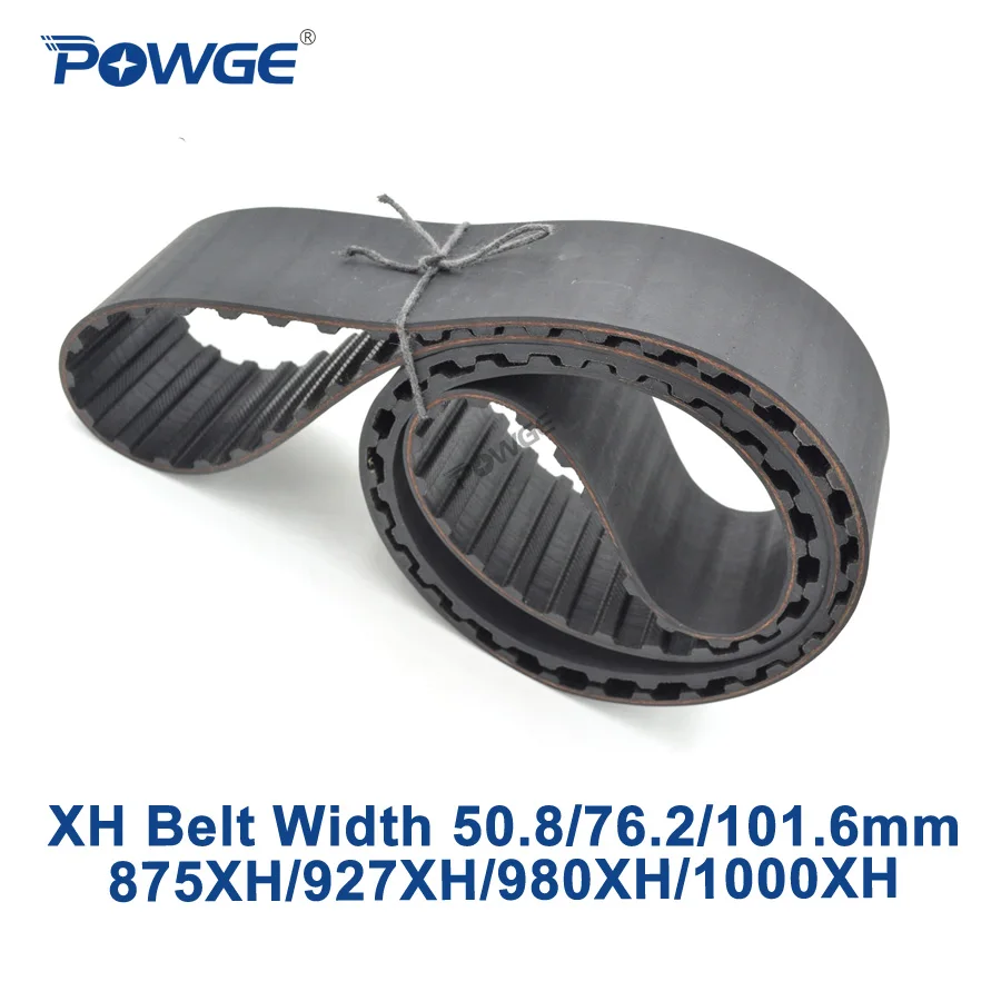 

Синхронный ремень POWGE Inch XH 875XH/927XH/980XH/1000XH Зубы 100 106 112 114 Ширина 50,8/76,2/101,6 мм резиновый ремень ГРМ