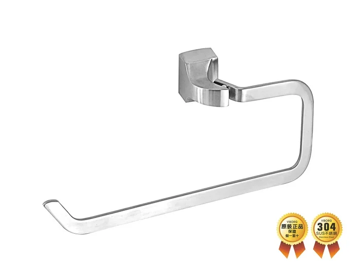 VIBORG Deluxe Solid SUS304 Stainless Steel Bathroom Towel Ring Towel Holder Towel Rack Towel Hook Towel Hanger