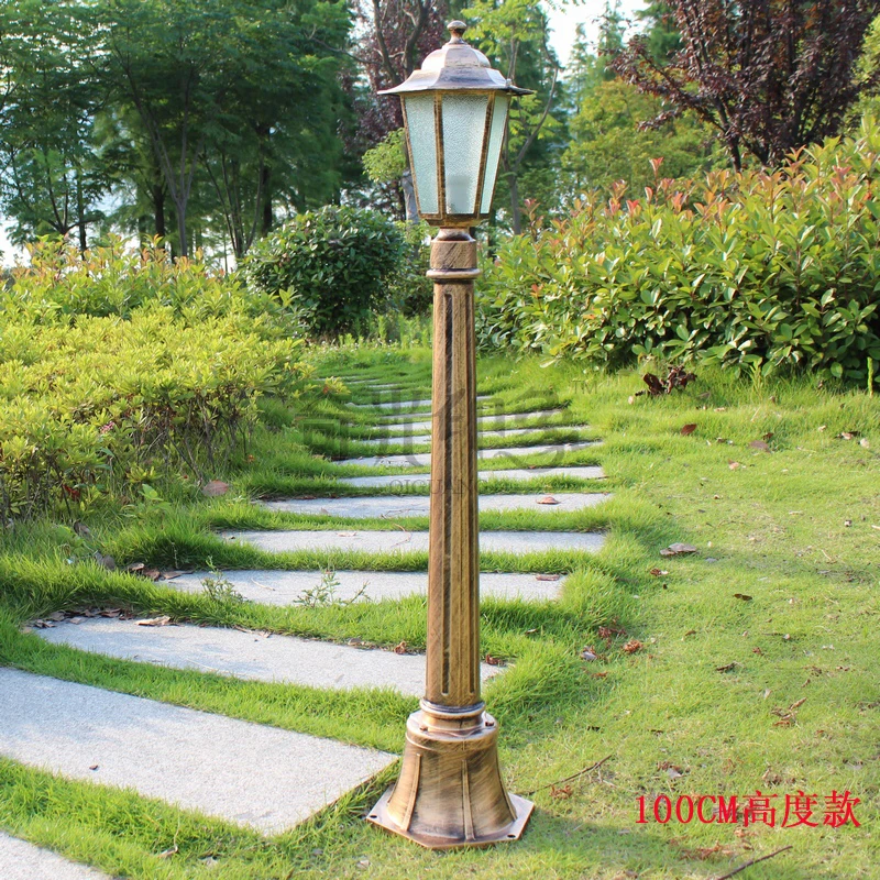 

waterproof led garden outdoor lighting 220v villa courtyard/park lawn landscape lamp luminarias para jardim road column lights