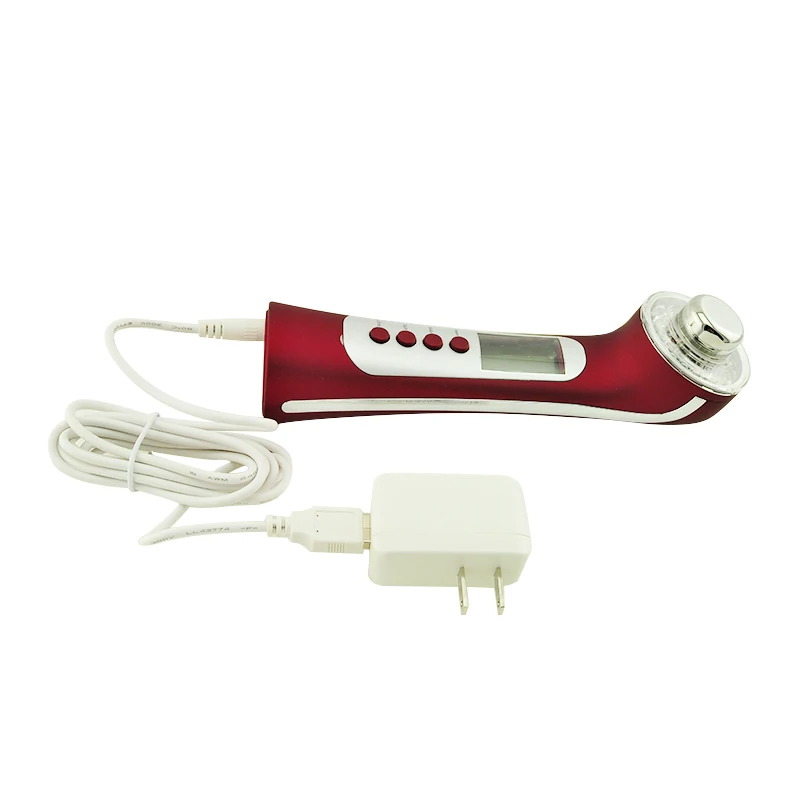 3Mhz 5 IN 1 rechargeable High Quality 3Color Photon Ultrasonic Galvanic Ion Skin Care Massager Beauty Device CE/FDA SPA device