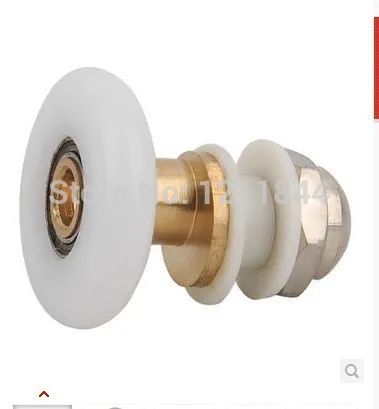 

Shower room pulley glass door nylon roller wheels copper large bearing