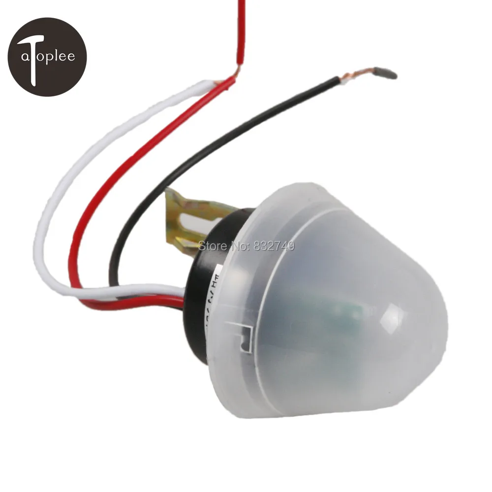 DC/AC 12V 10A Photo Control Sensor On Off Light Adjustable Sensitive Switch Non-Adjustable Photoreceptor Light Sensor Switches