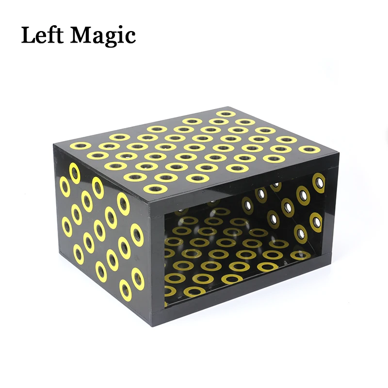 Super Black Box Mysterious Box Stage Magic Tricks Box Props Illusion Professional Magician Magic Gimmick Mentalism Street