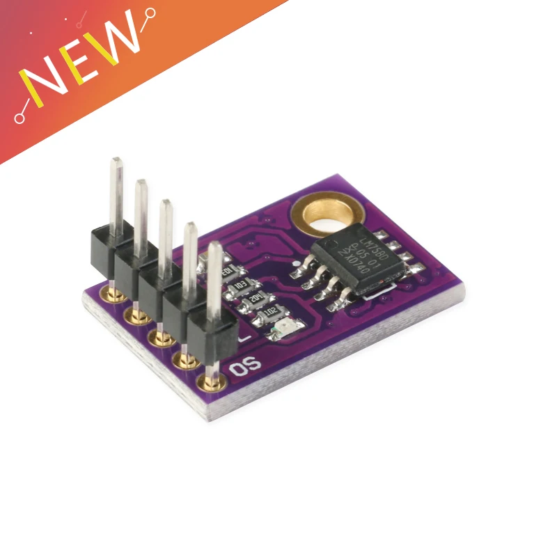 LM75 LM75AD Temperature Sensor Module High Speed I2C Interface High Precision Development Board