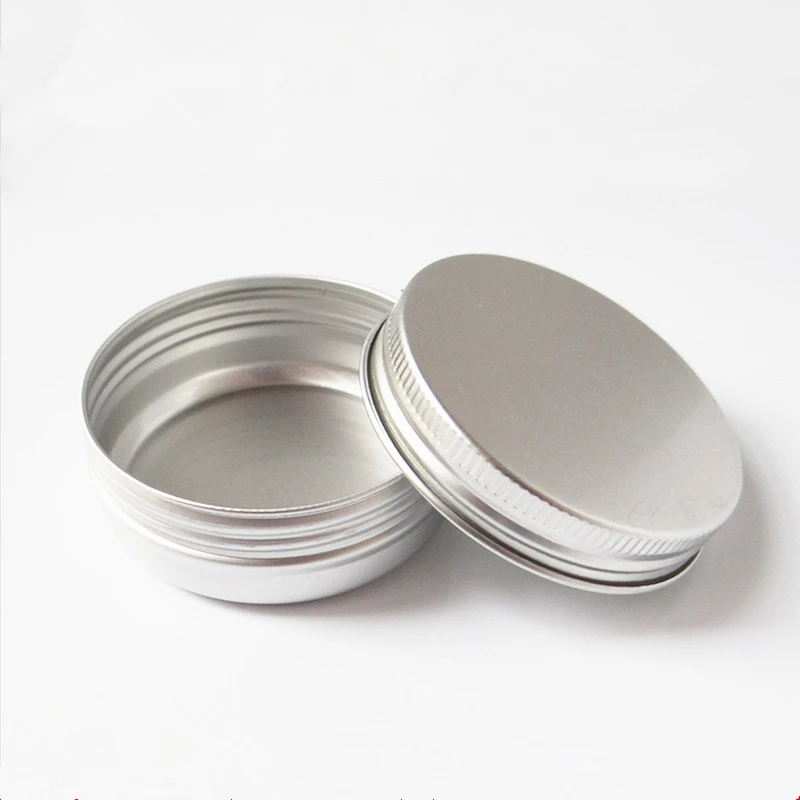 

1oz mini aluminium jar 30g empty tin containers 30ml tin cans wholesale tea tins with lids pomade contaniers ointment packing