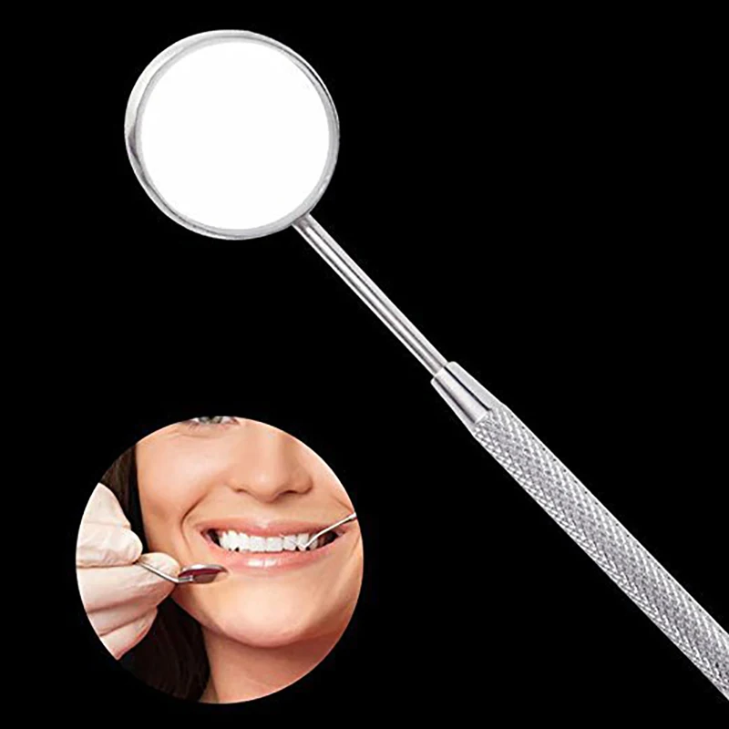 Espelho Dental de Aço Inoxidável, Espelhos Boca, Instrumento Odontologia, Clareamento Dental, Odontologia, Ferramentas de Laboratório Dental, 10 pcs