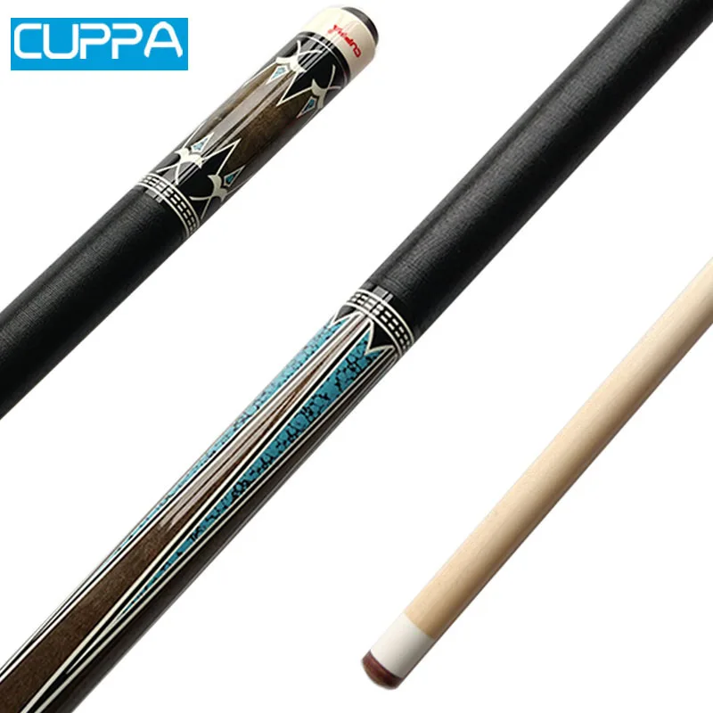 CUPPA DL Pool Cues Billiard 11.75mm 13mm Tips With Pool Cue Case 2018