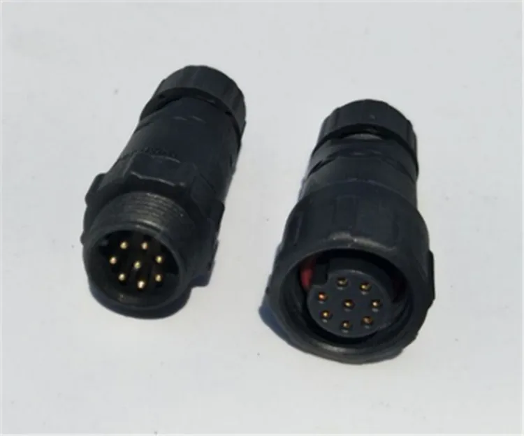 1PCS YT2234  M14  Even Joint waterproof aviation plug 2/3/4/5/6/7/8pin sensor encoder connector welded connector socket