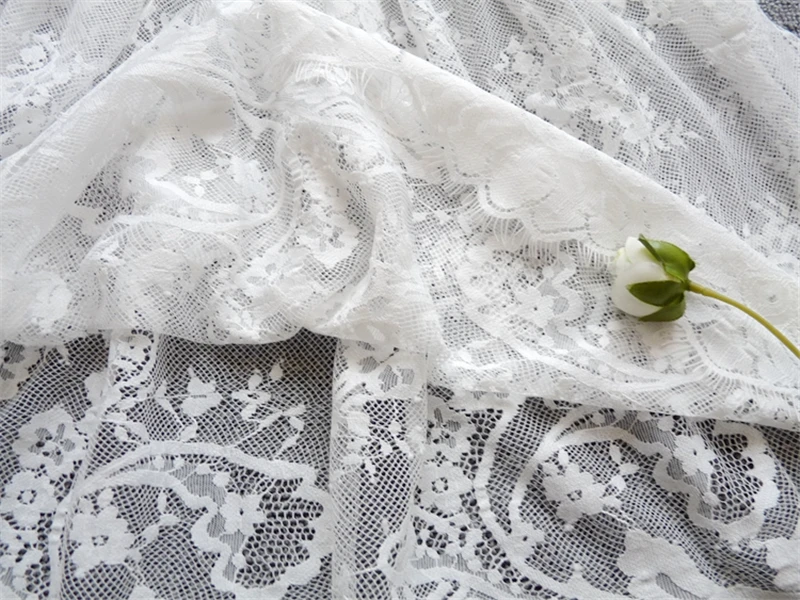Kobiety seksowna koronkowa spódnica z siatki panie wiosna lato Casual Vintage Boh plaża wysokiej talii elastyczna przezroczysta Tutu tiul krótka spódnica 6 — zdjęcie 4