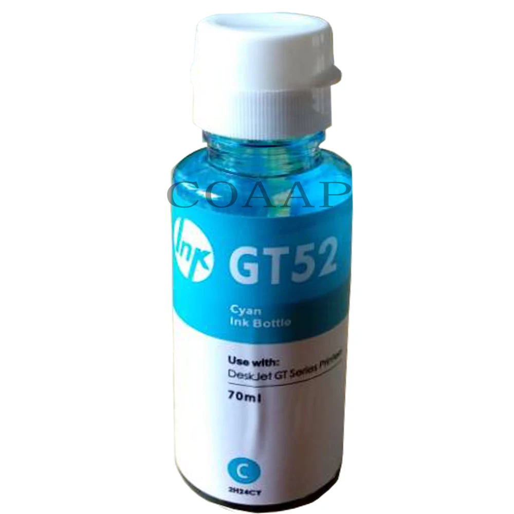 Refillable Dye Ink Kit Replacement for hp GT51 GT52 GT 51 52 for GT5810 GT5820 GT5822 5810 5820 Deskjet Printer Ink 90ml 70ml