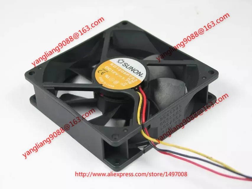 

SUNON KD1209PTS3 H.M DC 12V 1.7W 90X90X25mm Server Cooling Fan