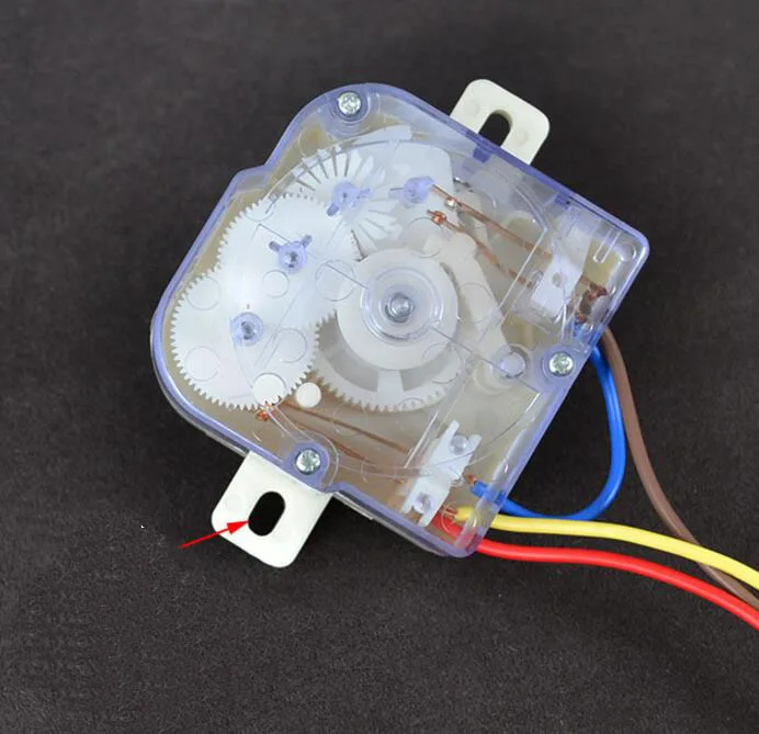 Universal Washing Machine Parts timer with 3 wires 220V 3.5A DXT15SF-G install distant 6.5-7.5cm