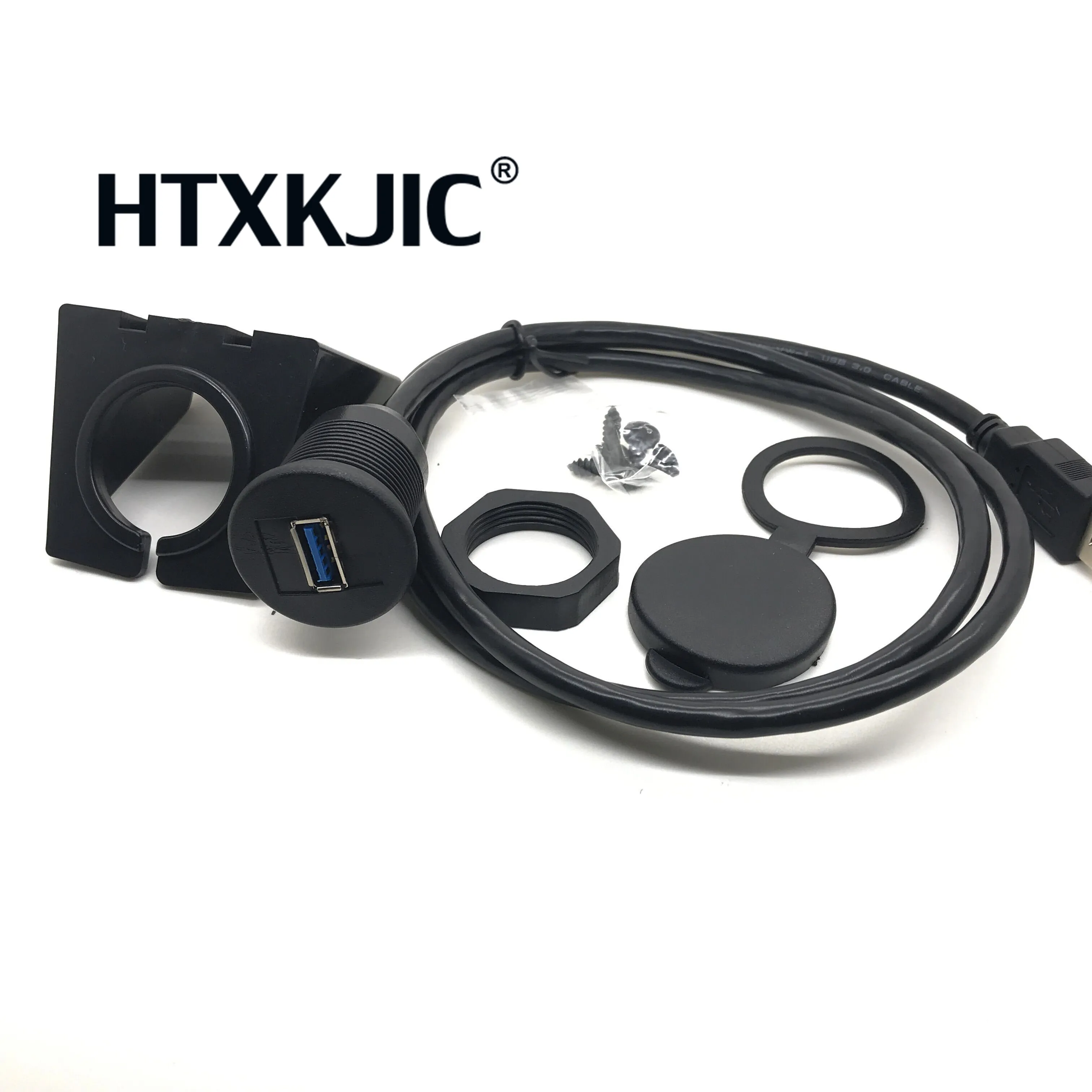 كابل تمديد لوحة القيادة من الذكور إلى الإناث ، USB 3.0 ، 1 متر ، 2 متر ، مقاوم للماء ، لوحة القيادة ، السيارة ، القارب ، الدراجة النارية