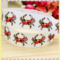 7/8''  state printed grosgrain ribbon headwear hair bow diy party decoration wholesale OEM 22mm B1036