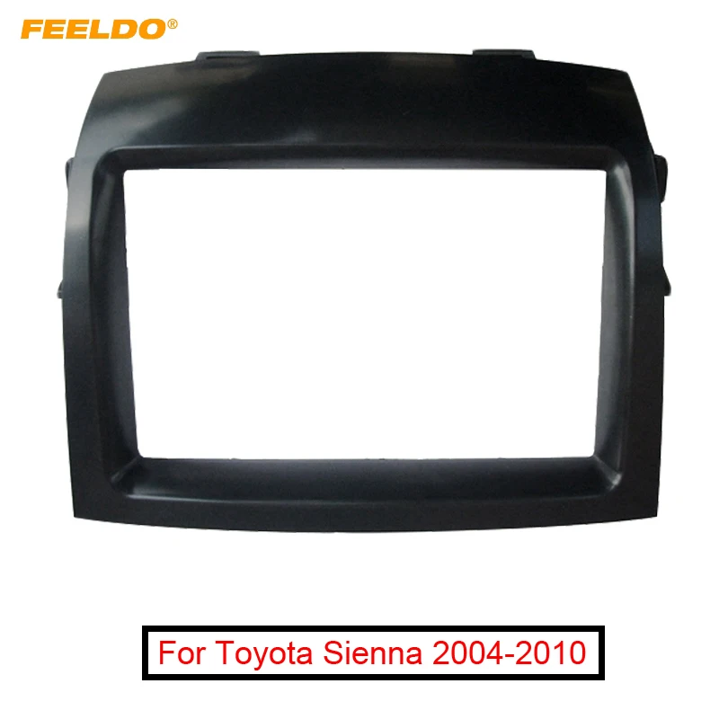 

FEELDO Car Radio Refitting Fascia Frame Adaptor For Toyota Sienna 2004-2010 Stereo 2DIN CD/DVD Panel Dash Frame Trim Kit #AM4879