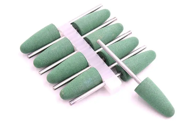 10pcs/lot 2.35mm silicone grinding head dental/jade polishing tool