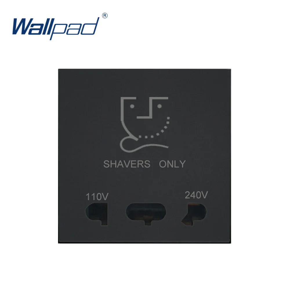 Wallpad Luxury Hotel Shaver Charger Socket Function Key For Wall For Module only 52*52mm