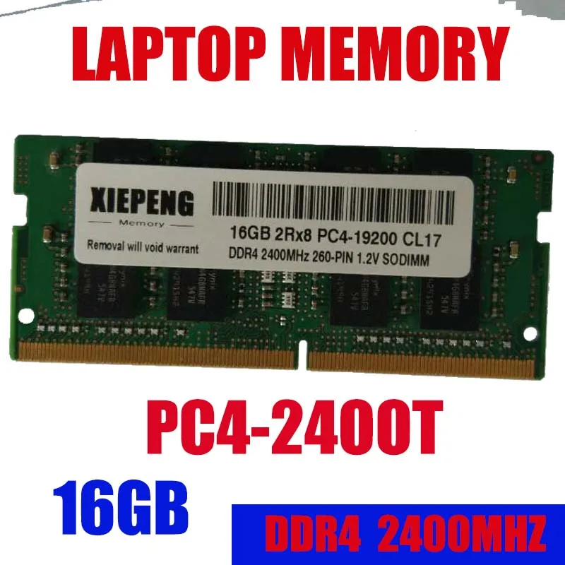 for DELL Inspiron 24 7459 AIO 20 (3064) 14 (3464) XPS 7760 Laptop RAM 16GB 2Rx8 PC4-19200S DDR4 4gb 2400T Notebook Memory