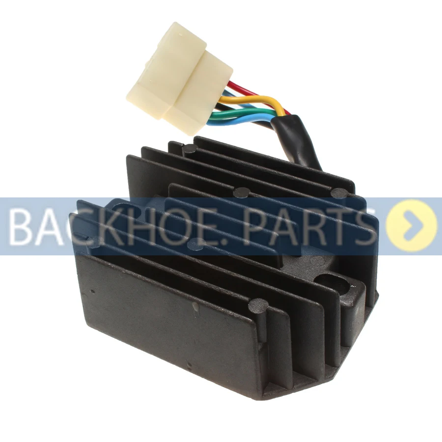 

12V Voltage Rectifier Regulator 6 Wire 19267-64601 for Kubota Garden Tractor G1700 G1800 G1900 G2000