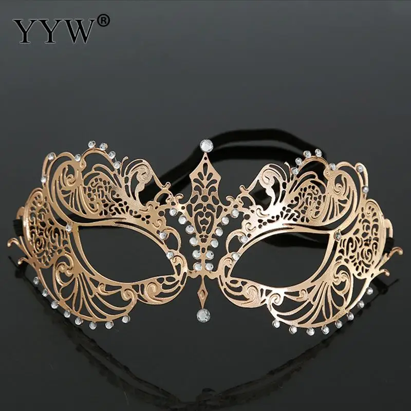 1 Pcs Gold Sexy Masks Half Face Party Masquerade Masks Cosplay Masker For Girls Sexy Hollow Mask Carnival Masque Costume