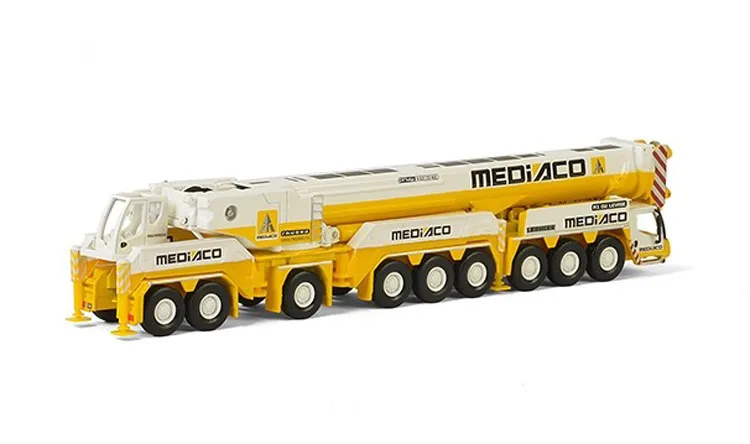 Collectible Diecast Scale Model Toy Replica WSI 1:87 Lieb herr LTM1750-9.1 Off-Road Crane Mediaco Engineering Machinery ,71-2007