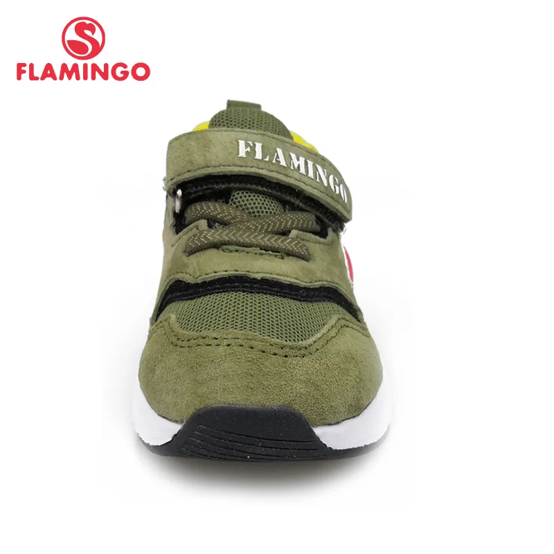 FLAMINGO Fashion Breathable Hook&Loop Spring Orthotic Outdoor Casual Kids Shoes for Boy Size 22-27 Free Shipping 91K-JL-1222