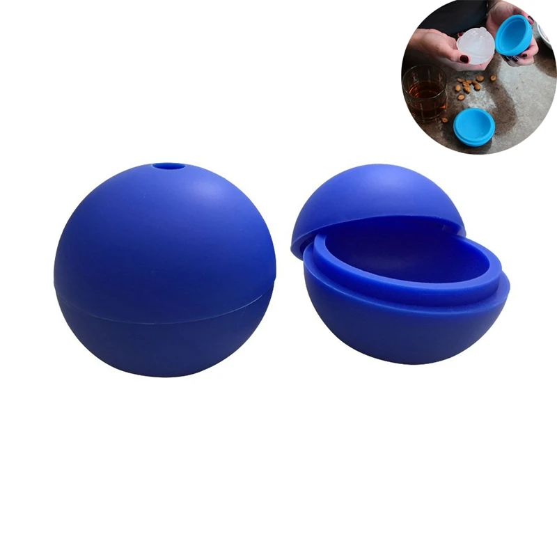 

1PCS Dia 6Cm Whiskey Large Ice Sphere Silicone Mold Round Ice Ball Maker Big Silicone Cube Ball Form For Ice Cream Maker