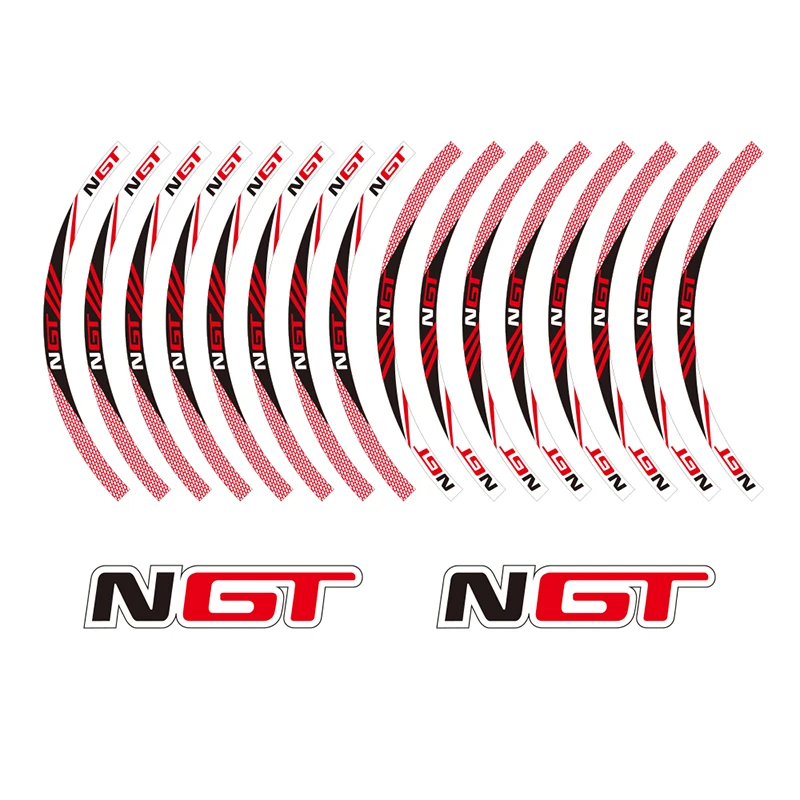 

KODASKIN Motorcycle 2D Emblem Round Sticker Decal Big Wheel Rim for NIU NGT