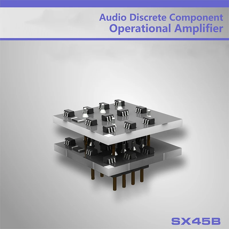 SX45B Audio Discrete Component Operational Amplifier HiFi AUDIENCE Preamplifier Double  Op Amp Chip Replace NE5532