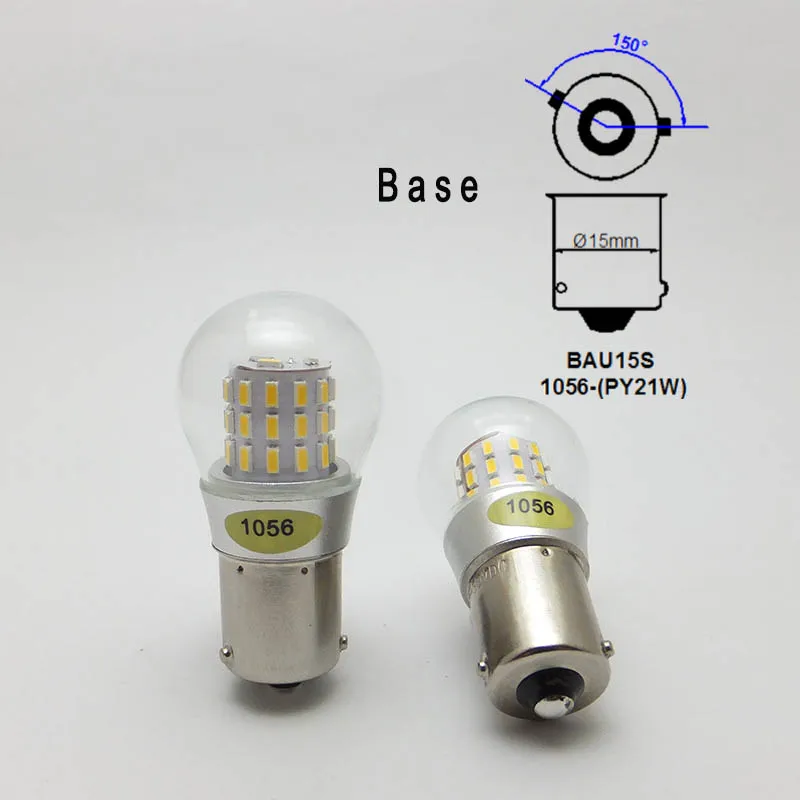 Amywnter 12V 1157 P21/5W BAY15D P21w Led 1156 BA15S PY21W 1056 Bulb Brake Stop Lights S25  Turn Signal