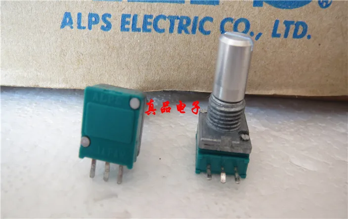 [VK] A103 imported Japanese ALPS 09 type A10K single volume potentiometer round handle 15MM switch