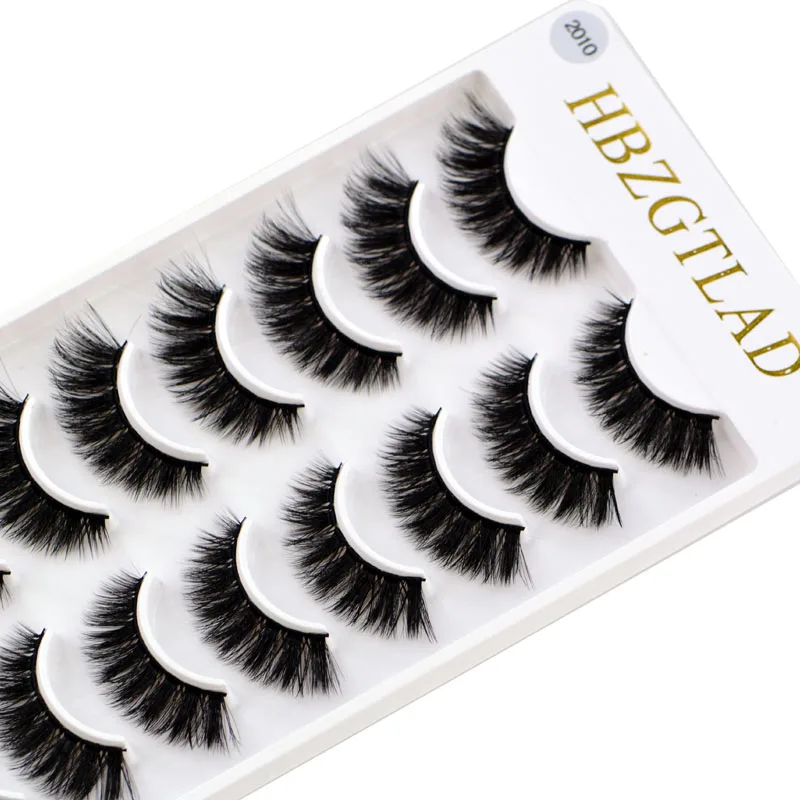 24Styles 10 pairs natural false eyelashes fake lashes long makeup 3d mink lashes extension eyelash mink eyelashes for beauty