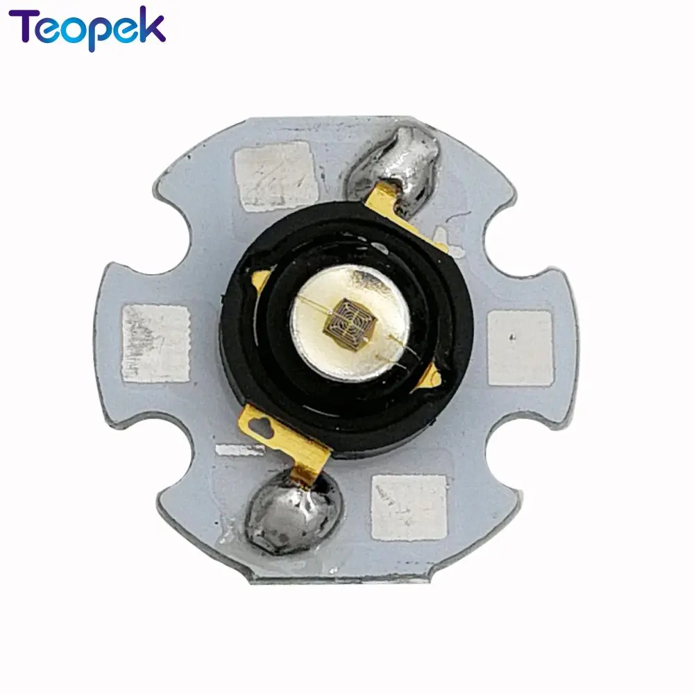 10pcs 3W IR 850NM Infrared High Power LED Bead Emitter DC1.5-1.7V 700mA with 20mm or 16mm Base or Without PCB Special Offer